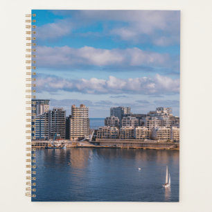 Sliema harbor and skyscrapers in Malta Planner