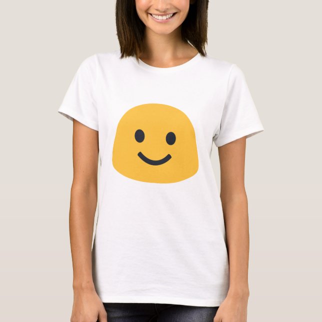 Slight Smile Emoji T-Shirt (Front)