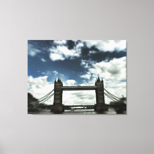 Slight Trippy  London Bridge UK United Kingdom Canvas Print