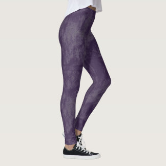 Slight Violet Grunge Pencil Blotches Leggings