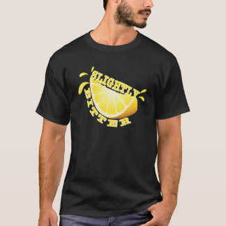 Slightly Bitter | Funny Vintage Style Lemon Gift T-Shirt