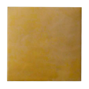 Slightly Mottled Sueded Look Golden Caramel Solid Ceramic Tile