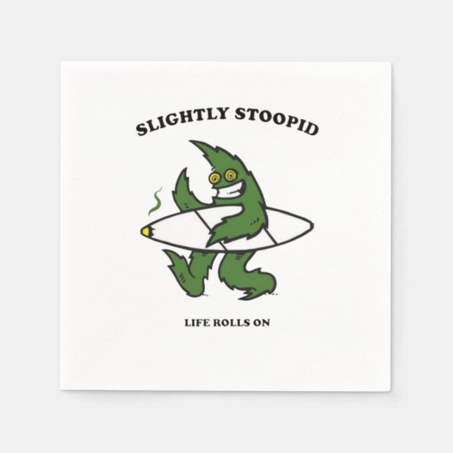 Slightly Stoopid Napkins (Front)