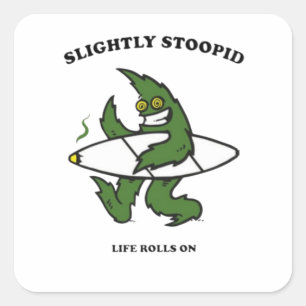 Slightly Stoopid Square Sticker