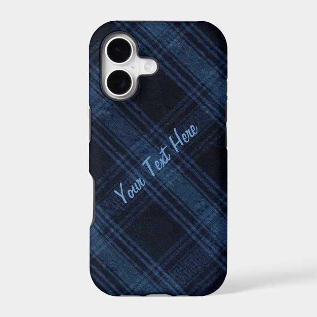 Slightly Wrinkled Flannel Case-Mate iPhone Case (Back)