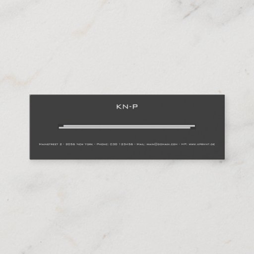 Customizable Slim BC Business Cards