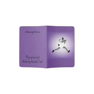 Slim Girl Tennis Player Passport Holder