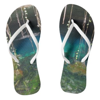 Slim Straps Flip Flops by StormythoughtsGifts at Zazzle