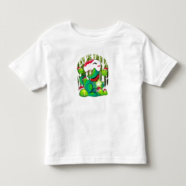 SLIME AND DINO TODDLER T-SHIRT (Front)