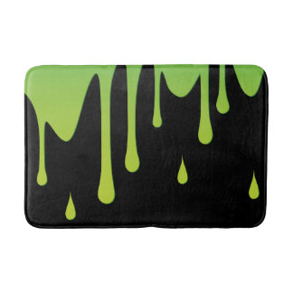 Slime dripping bathroom mat