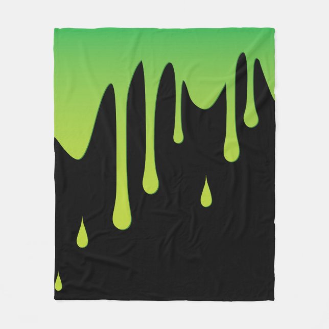 Slime dripping fleece blanket (Front)