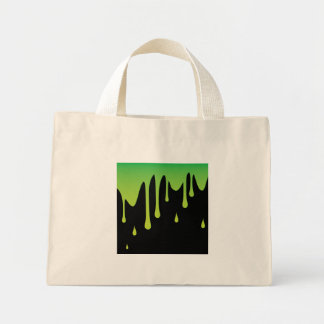 Slime dripping mini tote bag