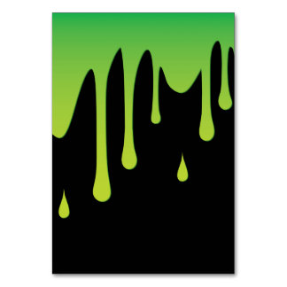 Slime dripping table number