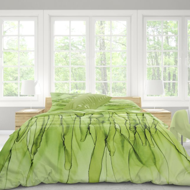 Slime Green  Duvet Cover (Creator Uploaded)