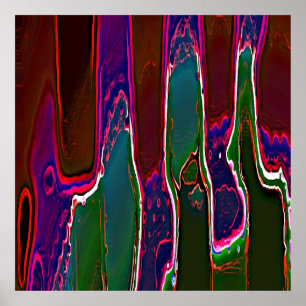 Slime Ken Gage Abstract Surrealism Poster