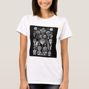 Slime Molds in Black and White T-Shirt