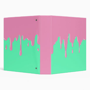 Slime Pink and Mint Melting Binder