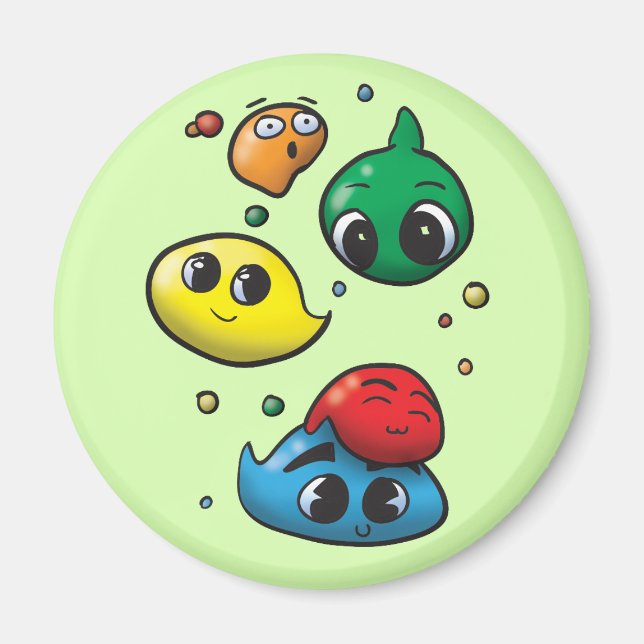 Slime Pop! Slime Stack Magnet (Front)