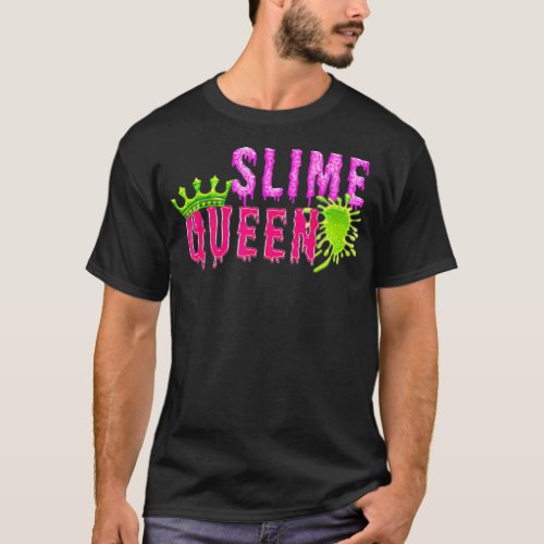slime queen tee t shirts gooey crown 