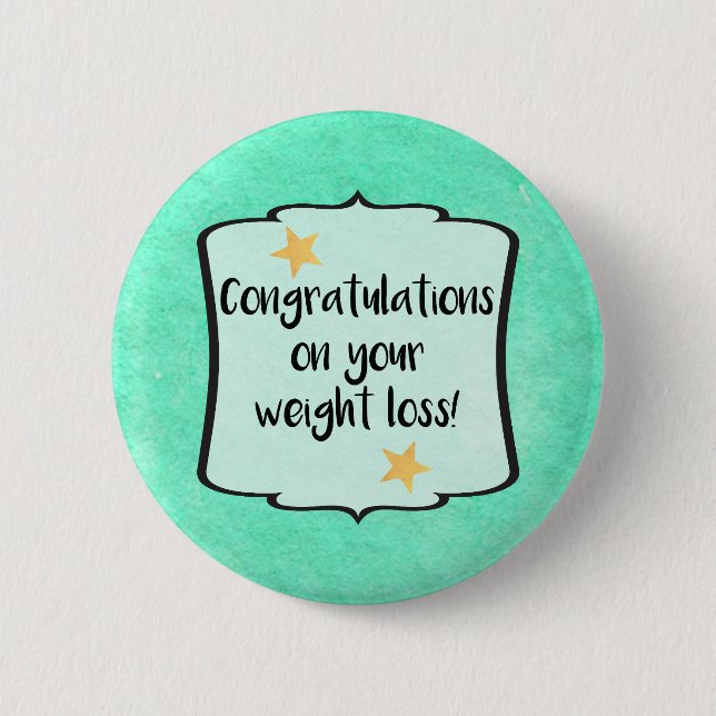 Slimming Group Club Leader Weightloss Award Pinback Button (Front)