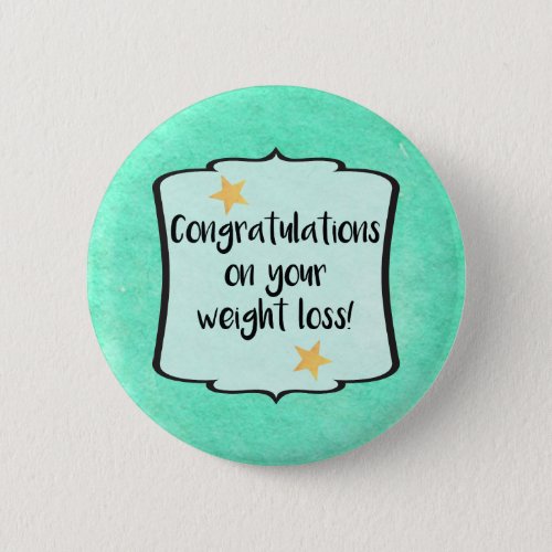 Slimming Group Club Leader Weightloss Award Pinback Button