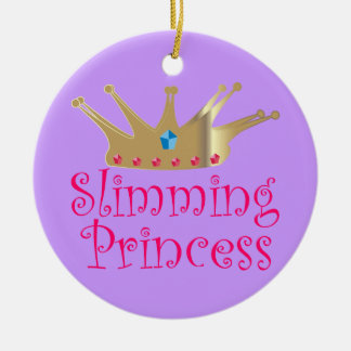 Slimming Princess Ceramic Ornament