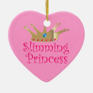 Slimming Princess Ceramic Ornament