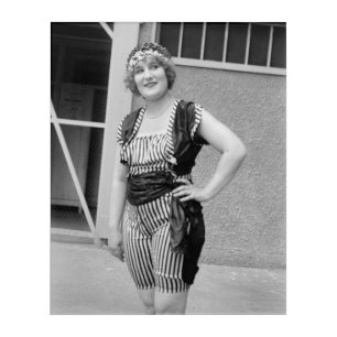 Slimming Stripes, 1920s Acrylic Print