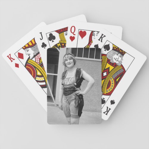 Slimming Stripes 1920s Poker Cards