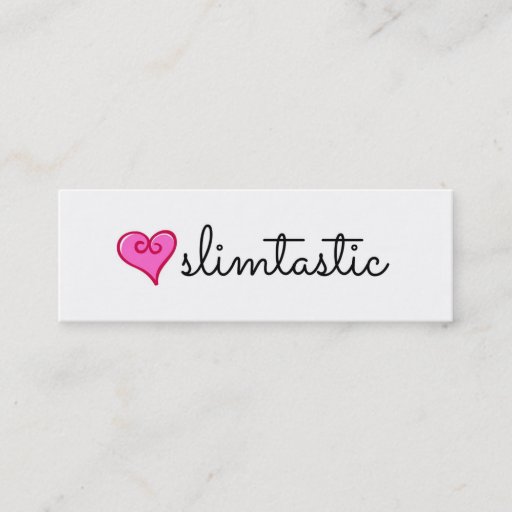 Customizable Slimtastic Plexus Slim "Skinny" Business Cards