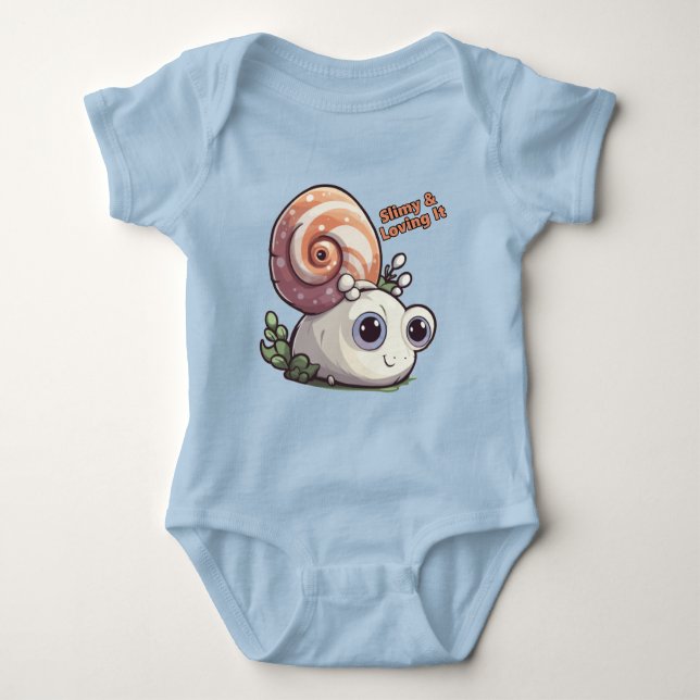 Slimy and Loving It Baby Bodysuit (Front)