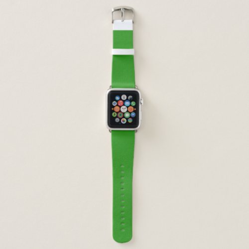 Slimy Green Solid Color Apple Watch Band