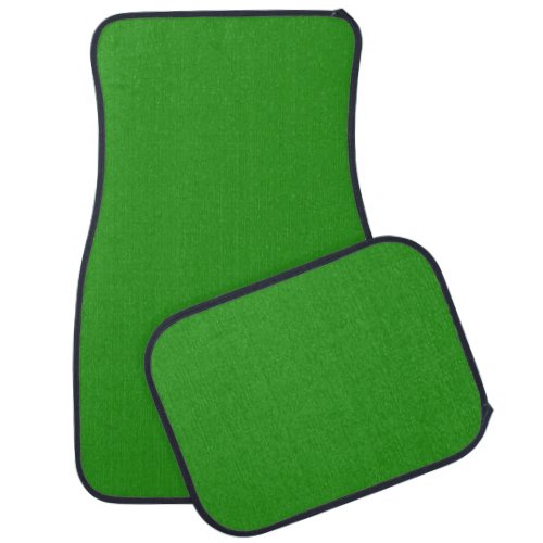 Slimy Green Solid Color Car Floor Mat