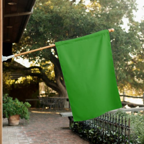 Slimy Green Solid Color House Flag