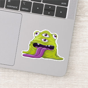Slimy Monster Sticker