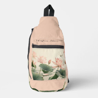 Sling Duffel - Dragonfly in Pink Sling Bag