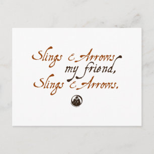 Slings and Arrows Postcard