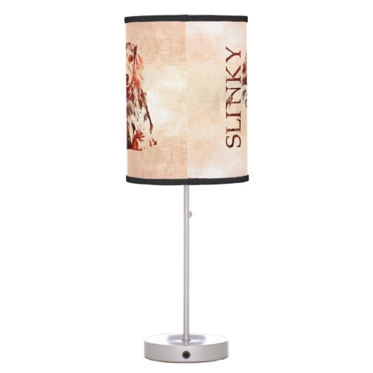 Slinky - Dachshund dog - Doxie Table Lamp (Back)