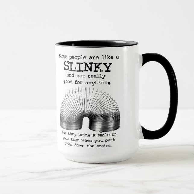 Slinky People Funny Mug Humor (Right)