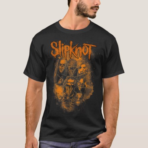 Slipknot Official We Are Not Your Kind Orange  T_Shirt