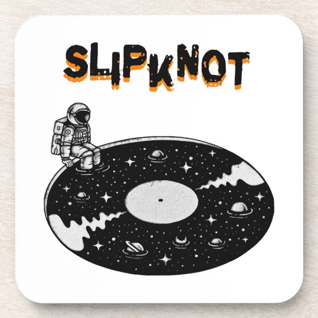 slipknot visual art beverage coaster (Front)