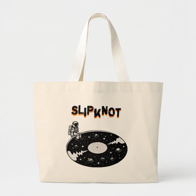 slipknot visual art large tote bag (Front)