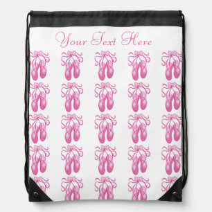 Slippers/Draw String Back Pack Print/Personalized Drawstring Bag