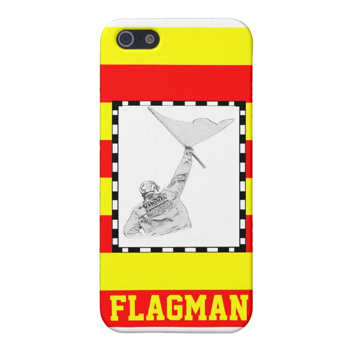 'Slippery Surface Flagman' by Flagman Cover For iPhone 5/5S