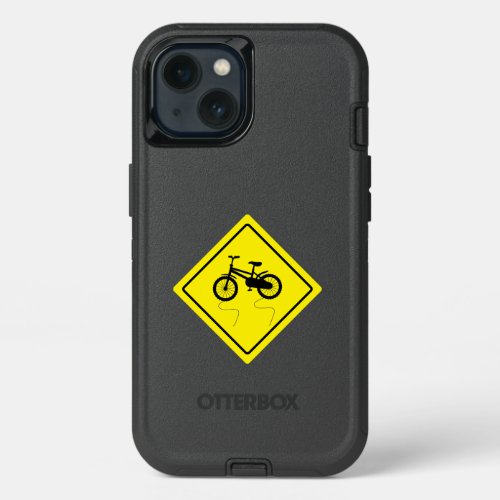 Slippery When Wet Bike Sign Defender Series iPhone