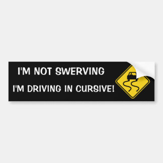 Slippery When Wet! Bumper Sticker