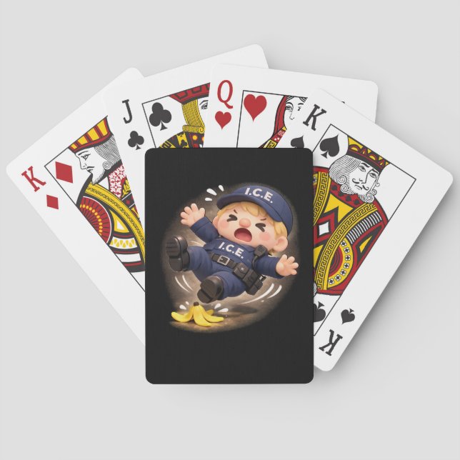 Slippery When Wet Poker Cards (Back)