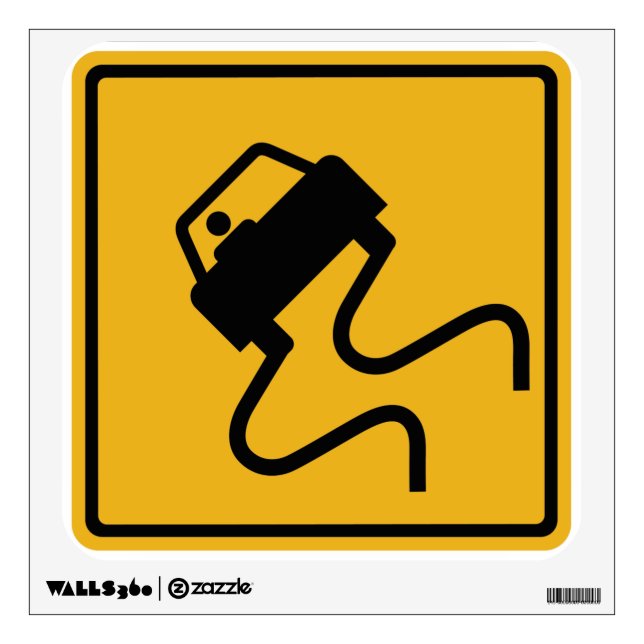 Slippery When Wet Wall Graphic (Front)