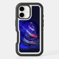 SlipperyJoe Christmas tree digital translucent red