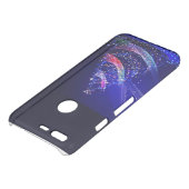 SlipperyJoe Christmas tree digital translucent red Uncommon Google Pixel Case (Top)